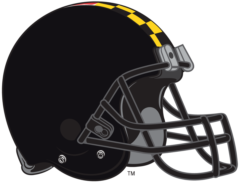 Maryland Terrapins 0-Pres Helmet Logo v2 iron on transfers for fabric